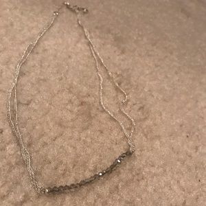 Stella & Dot Delicate Silver Necklace